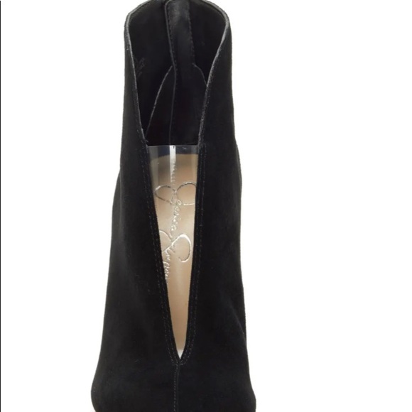 NWT Jessica Simpson black suede ankle booties - Picture 4 of 13